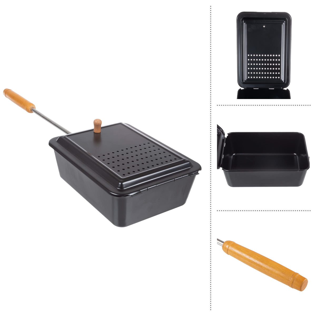Great Northern Popcorn campfire popper 3.5-quart capacity yields eight cups
