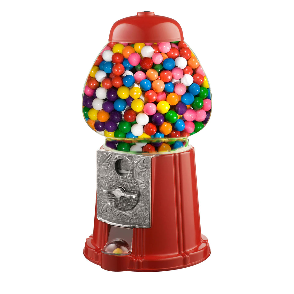Great Northern Popcorn Vintage Gumball Globe: clear display for colorful treats.