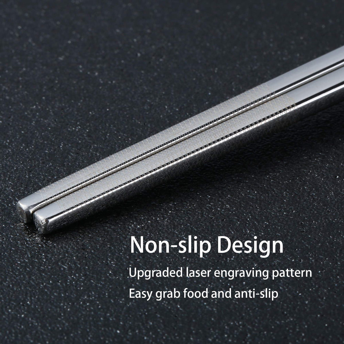 Greatamzor anti-slip line tips improve food pickup and handling