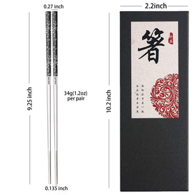 Greatamzor 23.5 cm chopsticks fit most hands