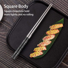 Greatamzor dishwasher-safe chopsticks for easy cleaning after meals