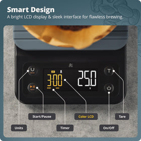 Greater Goods compact kitchen scale for coffee and other tasks.