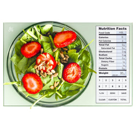 Greater Goods Digital Nutrition Scale base and display for quick nutrition tracking.