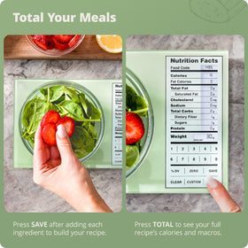 Greater Goods scale with precise 1 g / 0.1 oz measurement.