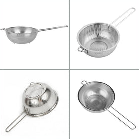 GREATLINK multi-use strainer for rinsing, steaming, and cooking vegetables and pasta