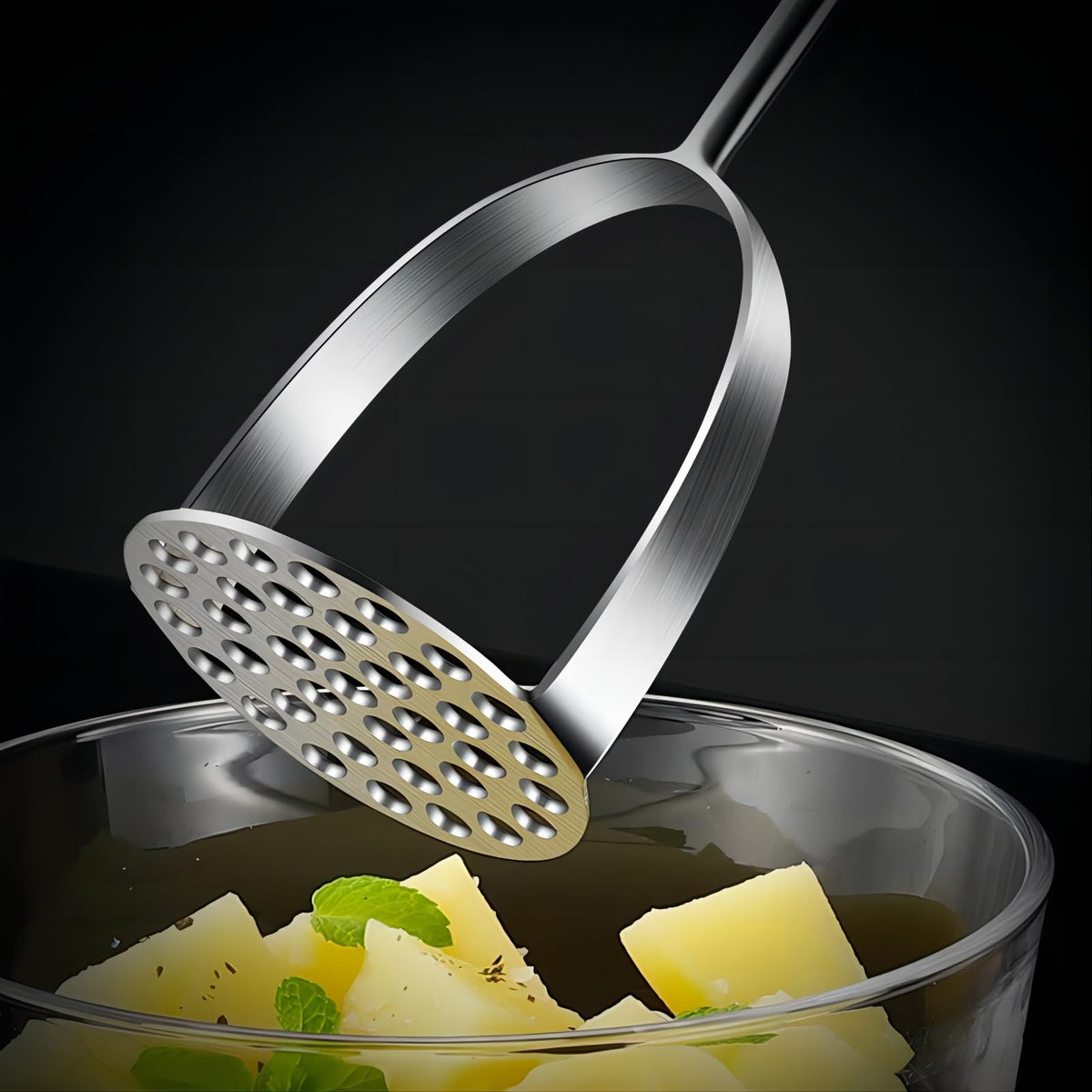 GREATLINK potato masher ergonomic handle for comfortable grip