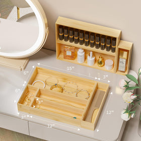 Greatseas two-piece set shown stacked to maximize storage.