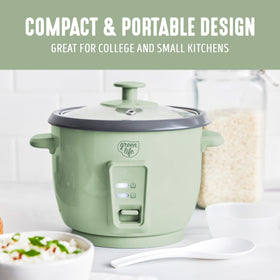GreenLife one-touch operation simplifies cooking with a single press.