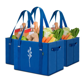 Green Bulldog heavy-duty tote ideal for groceries and markets