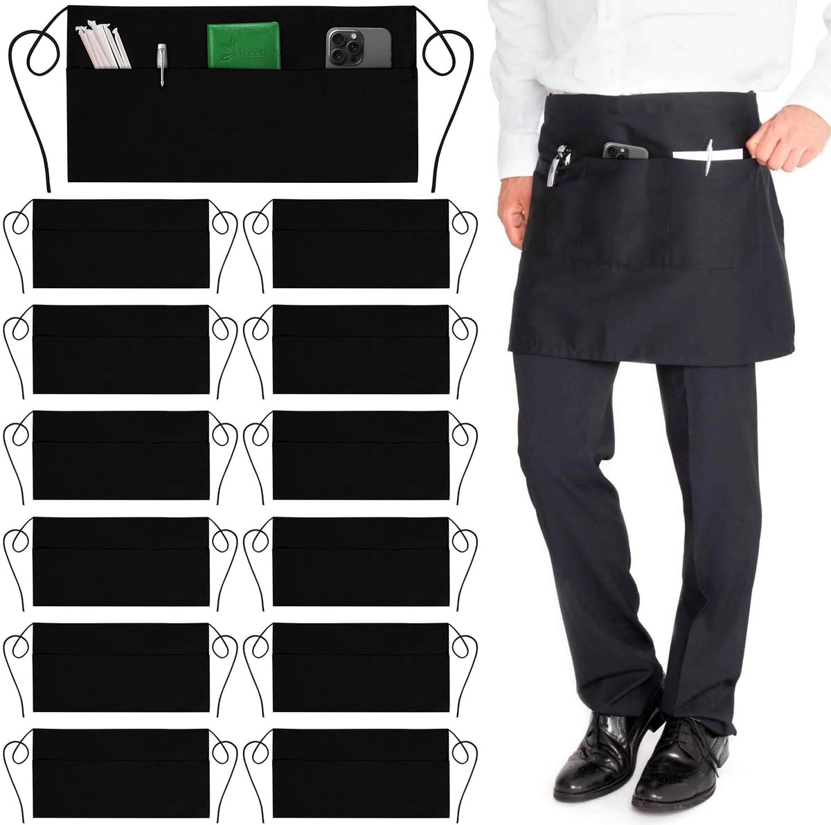 GREEN LIFESTYLE multi-purpose kitchen and service apron supports versatile tasks.