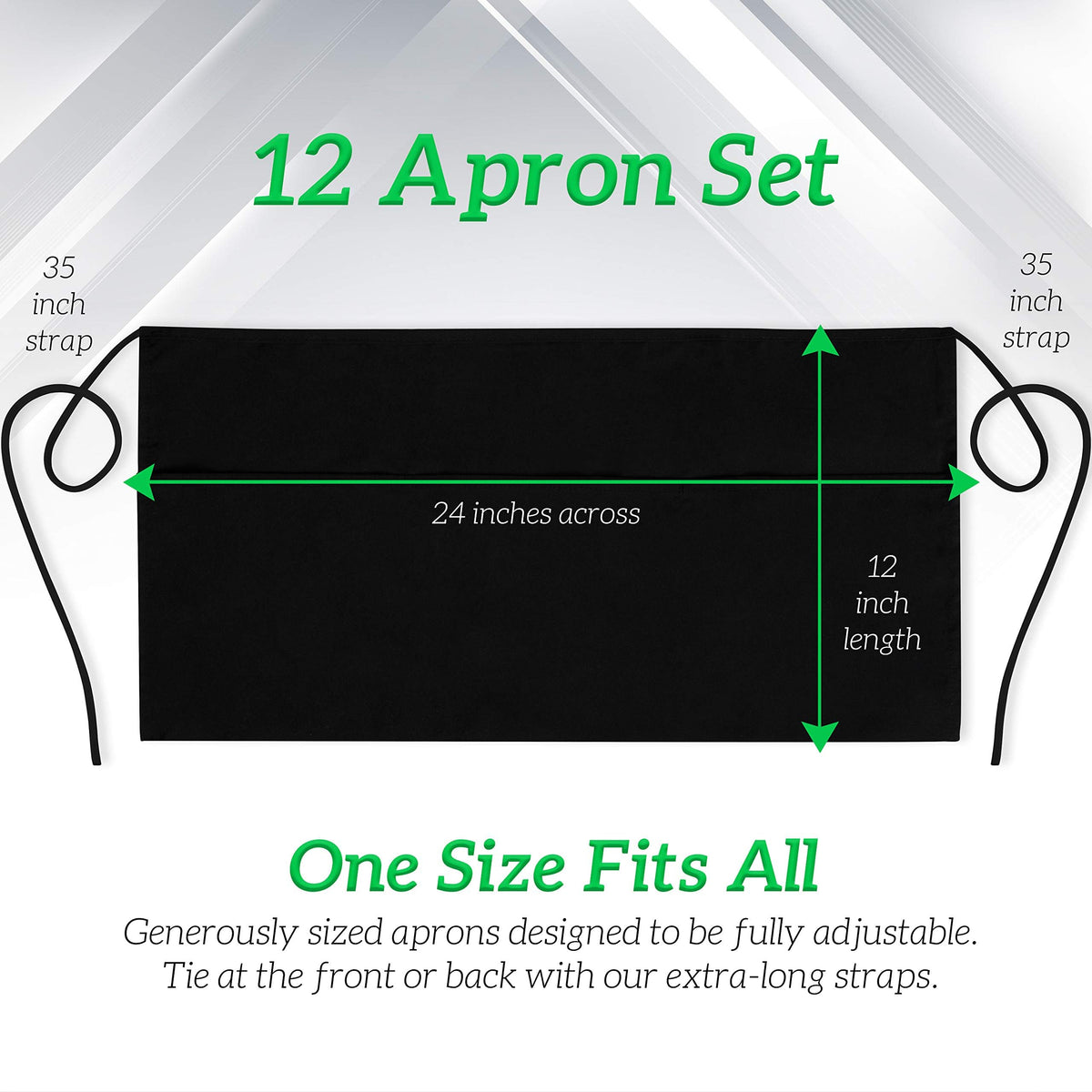 GREEN LIFESTYLE water-resistant apron protecting clothing during spills and splashes.
