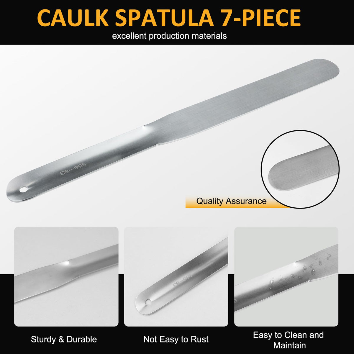 Green living 958-G01 curved-handle spatula offers comfortable, precise control.