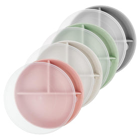 Greenandlife 9-inch divided plate with lid for organized meals and leftovers.