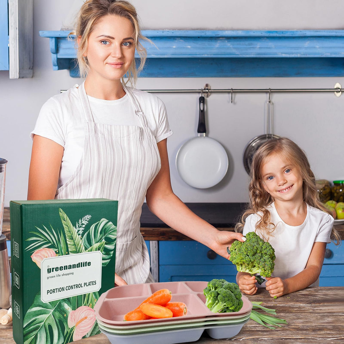 greenandlife travel-divided-plates ideal for RV trips and picnics