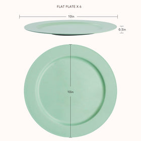 Greenandlife lightweight unbreakable plates, easy to grip for kids and seniors.
