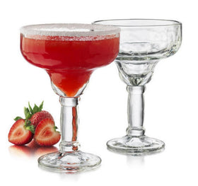 Greenbrier Yucatan Margarita Glass closeup highlighting bold sombrero-inspired shape for festive gatherings.
