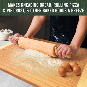 Greener Chef 30x20 cutting board surface designed for easy cleaning after slicing.