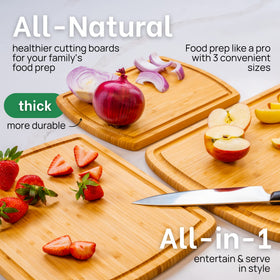 Greener Chef bamboo boards with FSC-certified materials for eco-friendly kitchens