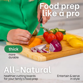 Greener Chef compact board doubles as a stylish cheese or fruit display