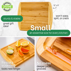 Greener Chef juice grooves capture juices for sauces and glazes