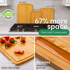 Greener Chef small reversible board offers two surfaces for different tasks