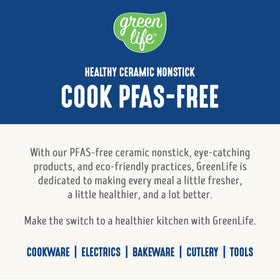 GreenLife dishwasher-safe components simplify cleanup after meals.