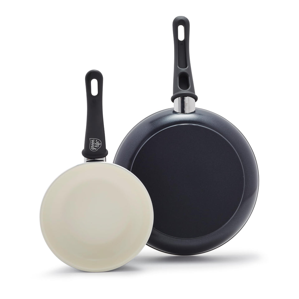 GreenLife 7-inch fry pan with nonstick coating for quick cleanup.