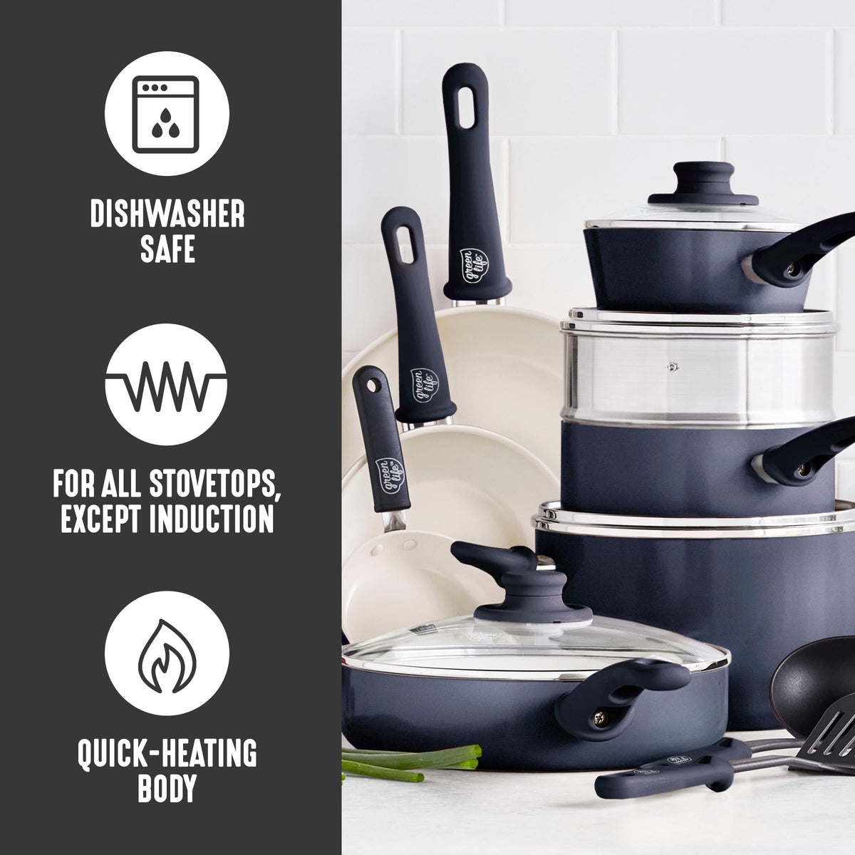 GreenLife 7-inch open frypan ideal for everyday sautéing and quick meals.