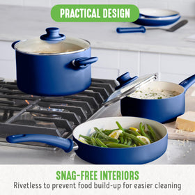 GreenLife dishwasher-safe cookware simplifies cleanup after meals