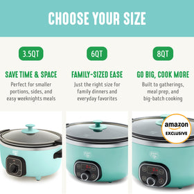GreenLife dishwasher-safe inner pot and lid for quick cleanup