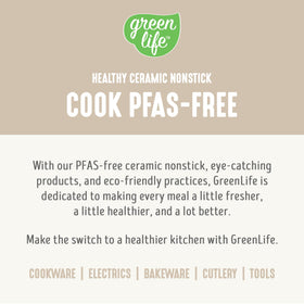 GreenLife dishwasher-safe pot and lid simplify cleanup after meals.