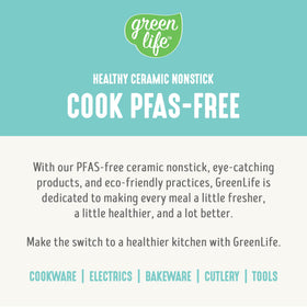 GreenLife family-size 6QT capacity ideal for large meals