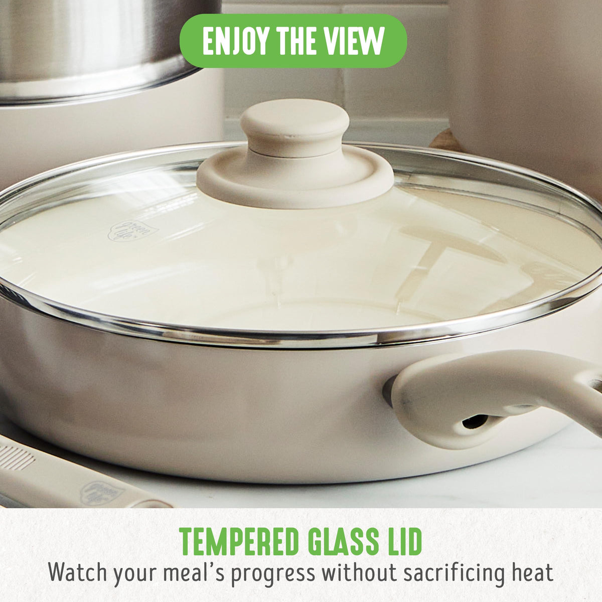 GreenLife cookware made with recycled materials for eco-friendly production