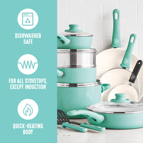 GreenLife ceramic nonstick coating PFAS-free for healthier daily cooking.