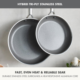 GreenPan Apex Thermobond technology enhances searing and nonstick release.