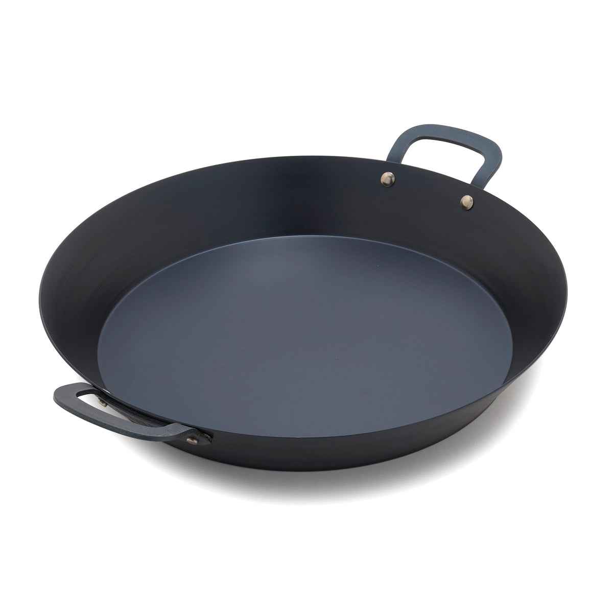 GreenPan x Bobby Flay 15-inch paella pan top view for even heat distribution.