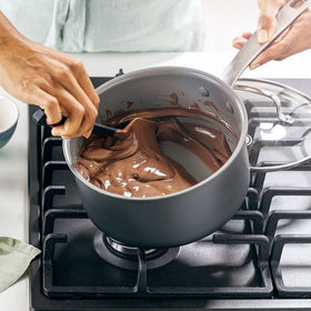 GreenPan Chatham drip-free edge, easy pour for sauces and rice