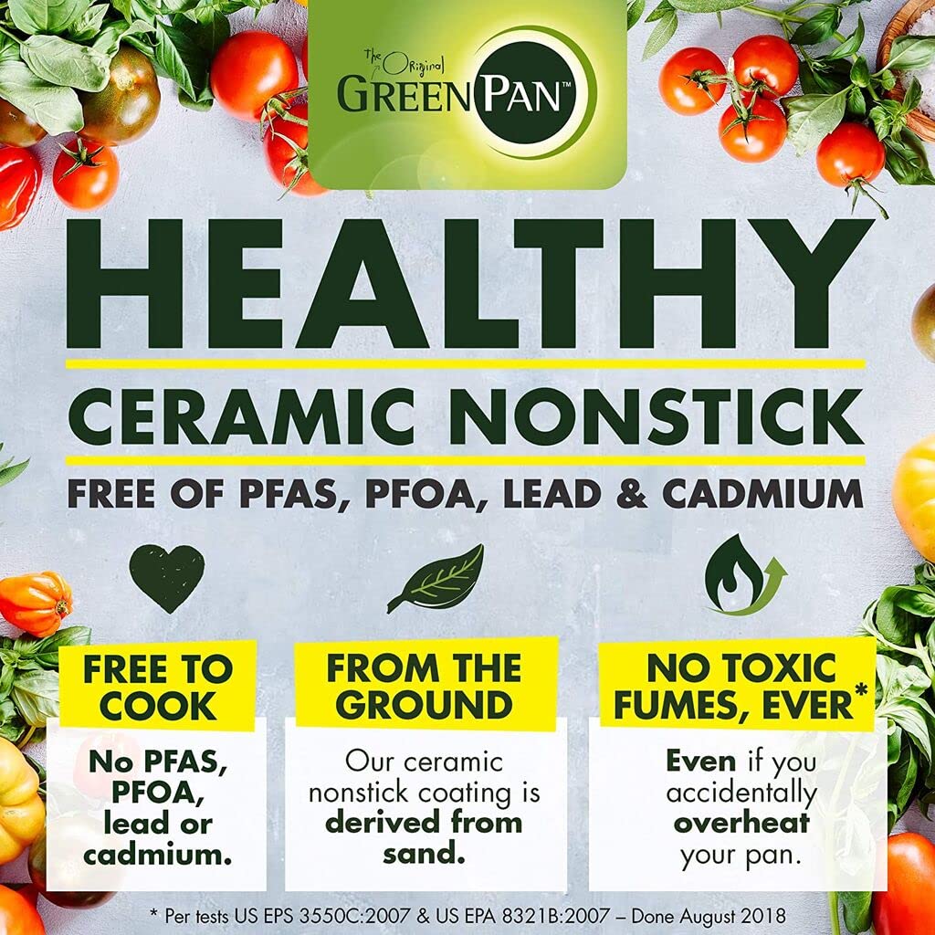 GreenPan Chatham suitable for most stovetops except induction, versatile kitchen tool