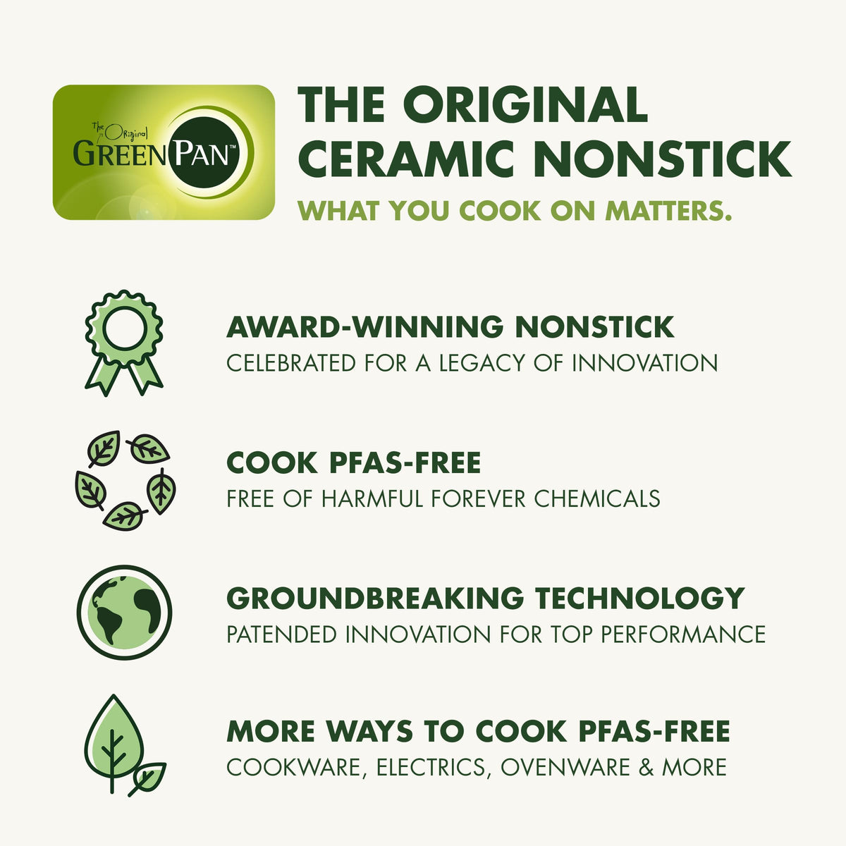 GreenPan Elite dishwasher-safe lid for quick cleanup after meals.