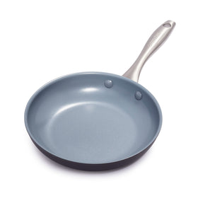 GreenPan Lima 8in fry pan top view highlights compact size for everyday cooking.