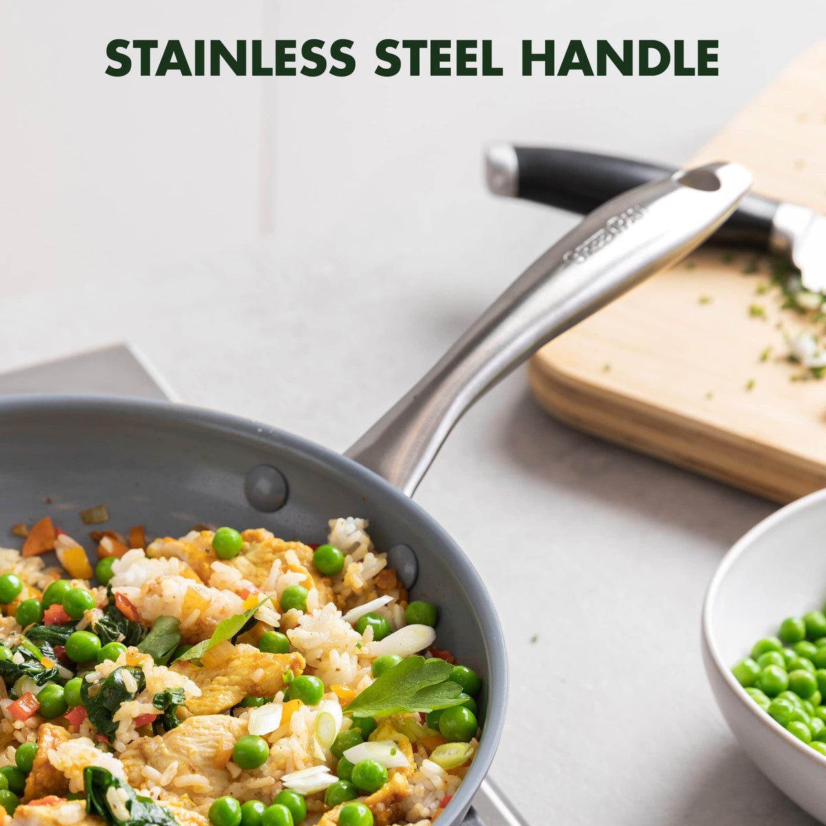 GreenPan Lima ceramic nonstick coating enables toxin-free cooking and easy food release