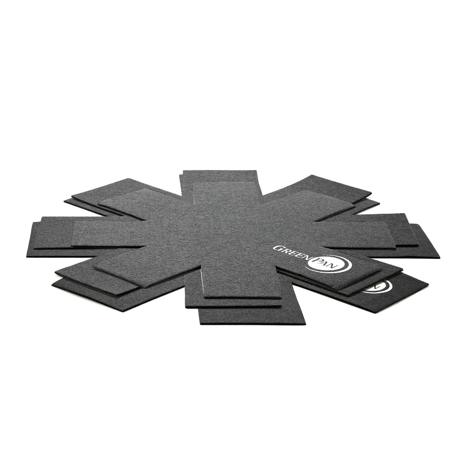 GreenPan Pan Protectors small protect cabinet scratches during storage.