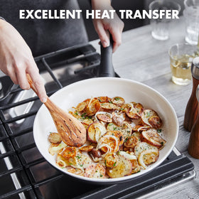 GreenPan Rio 10-inch frying pan with even heat distribution for versatile meals.