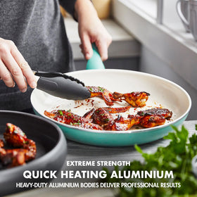GreenPan Rio diamond-infused coating for durability and easy release.