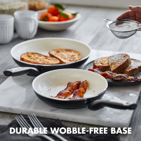 Diamond-reinforced coating on GreenPan Rio for durable nonstick performance.