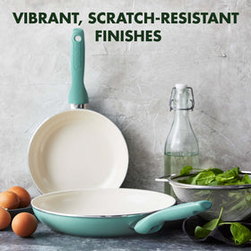 GreenPan Rio dishwasher-safe and oven-safe up to 350°F