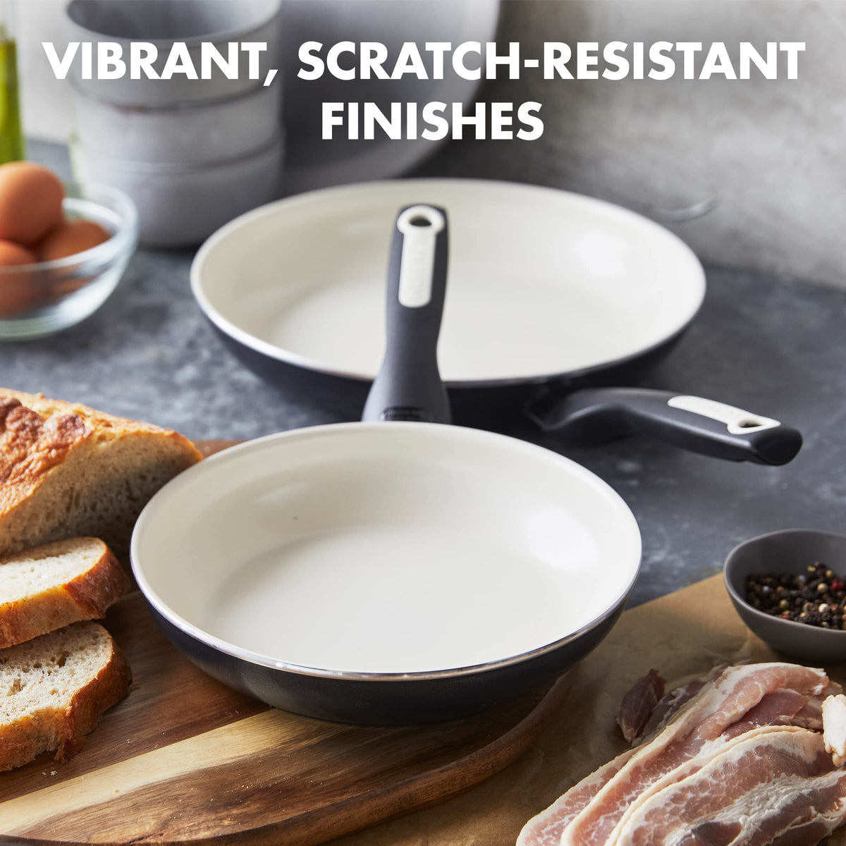 Rio pan is oven safe up to 350°F for simple stove-to-oven transitions.