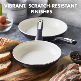 Rio pan is oven safe up to 350°F for simple stove-to-oven transitions.