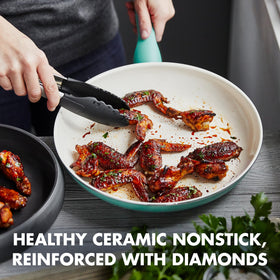 GreenPan Rio ceramic nonstick coating with Thermolon for safe simmering