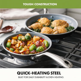GreenPan Swift diamond-infused coating close-up emphasizing toxin-free surface